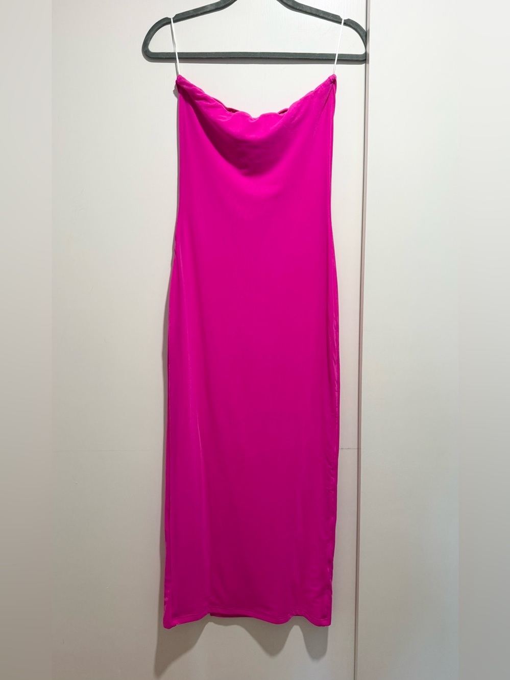 Princess Polly Panama Strapless Maxi Dress Hot Pink | size 6 | EUC - Picture 10 of 11